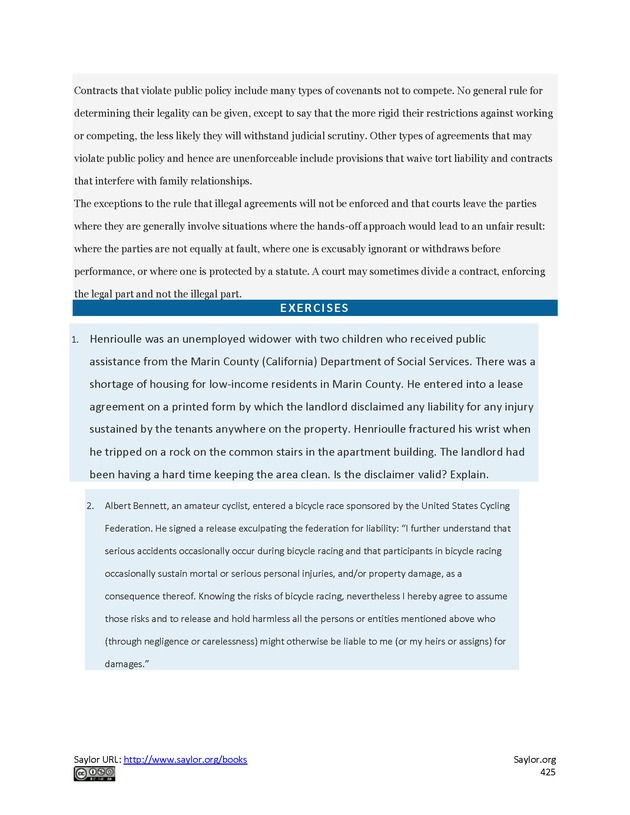 Business Law and the Legal Environment - Page 425